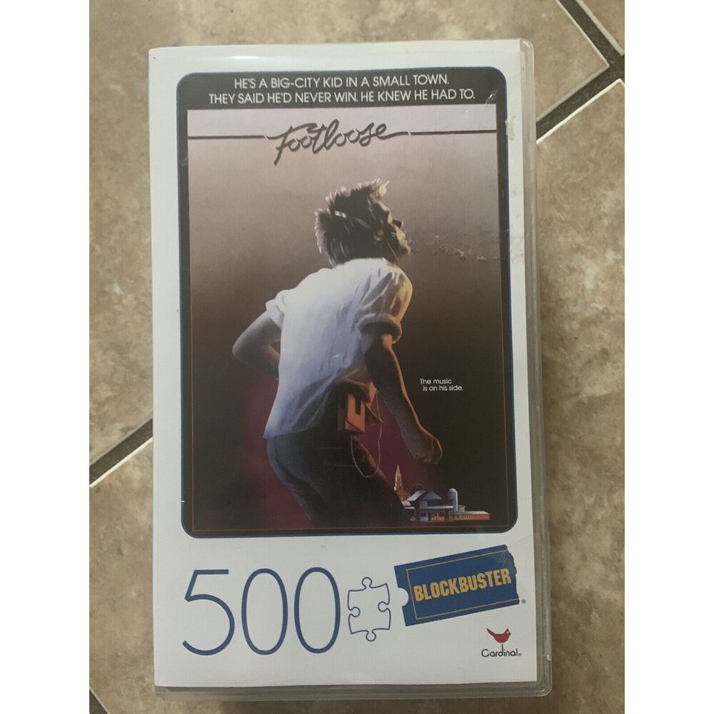 Cardinal - Blockbuster "Footloose" Movie Poster 500 Piece jigsaw Puzzle New Gift